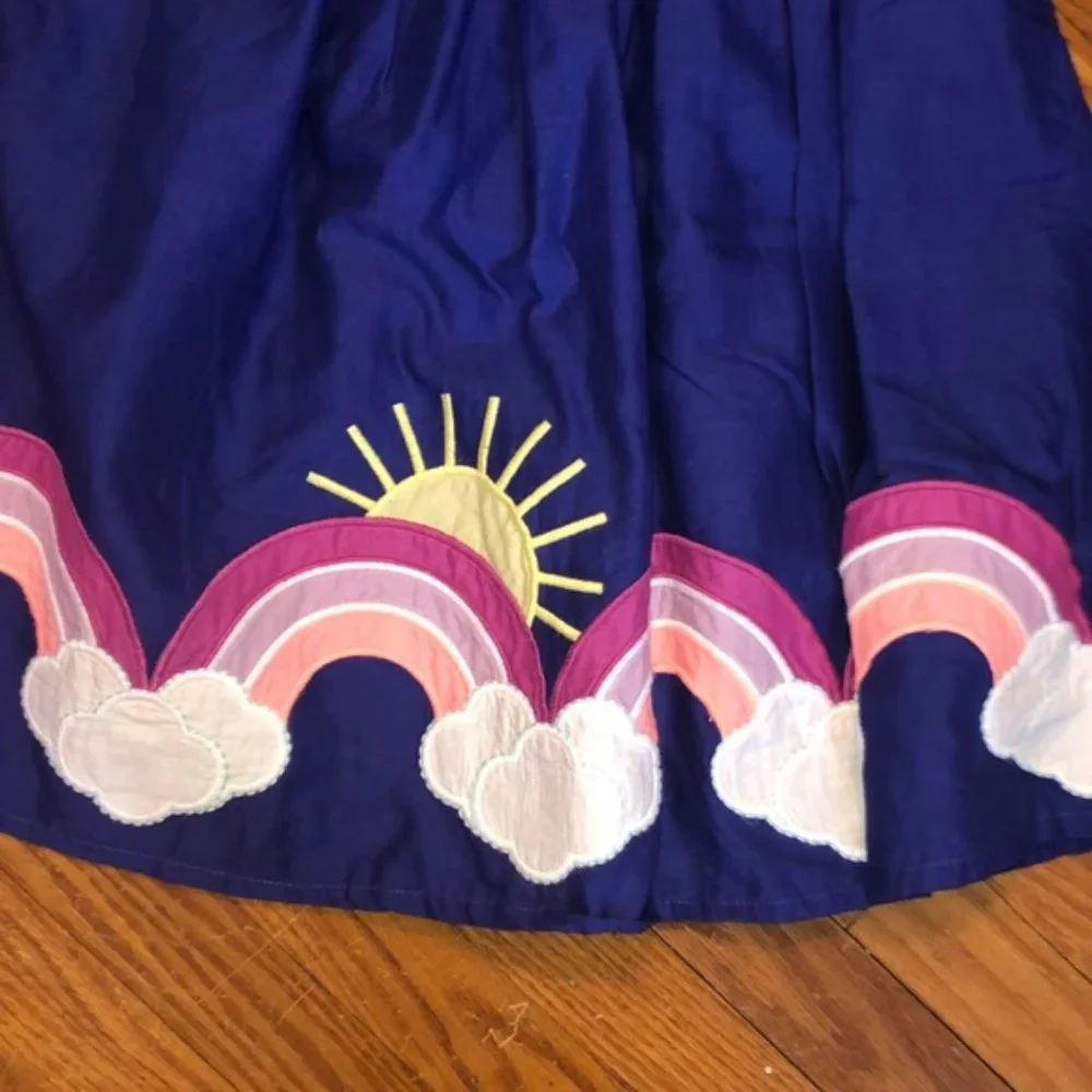 Gymboree Iris Sunshine Rainbow Crossback Sundress Dress 3T
